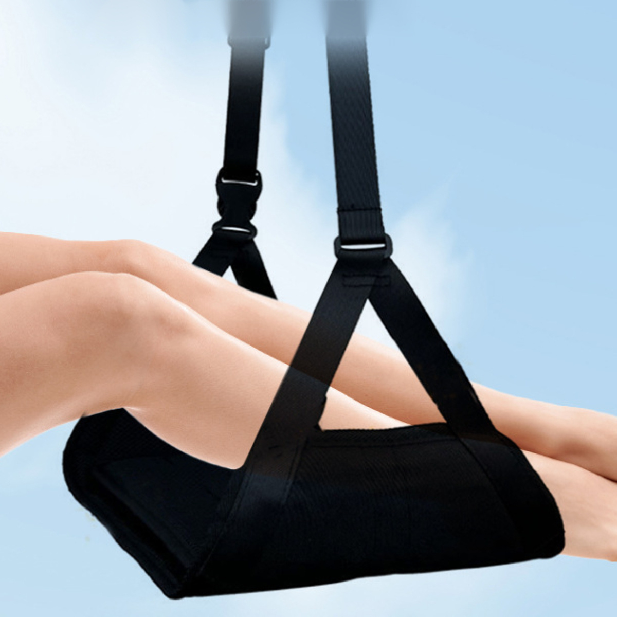 Hamak podróżny 1PC może być używany do przechowywania podnóżków biurowych, podnóżków do siedzeń kolejowych i hamaków samolotowych.