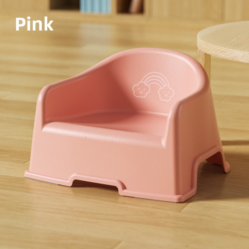 Household Plastic Children's Stool Kindergarten Children Backrest Dining Chair Multifunctional Cute Children's Bathroom Chair