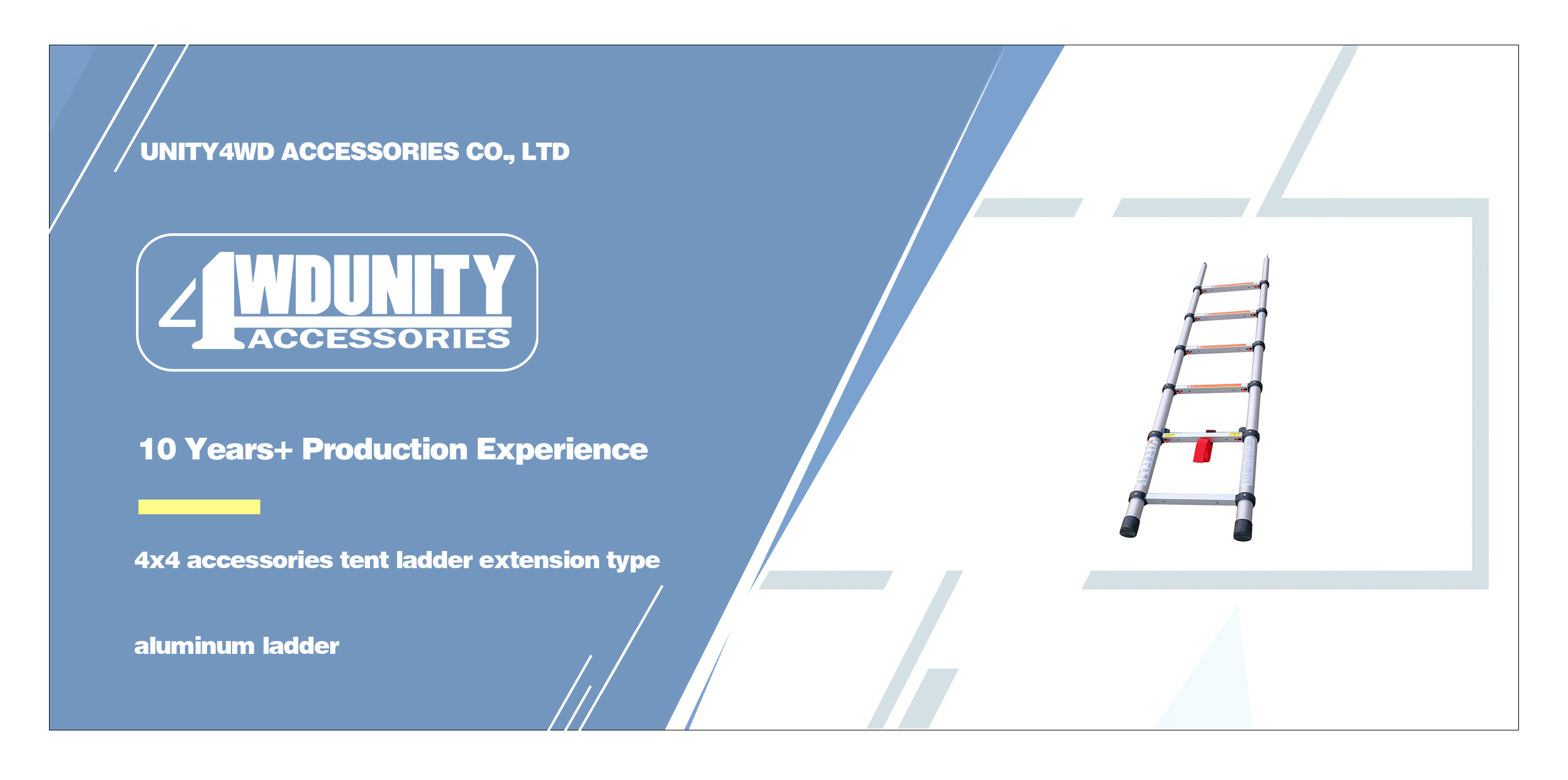 Tent Ladder 4x4 Exterior Accessories Aluminum Extension Type Ladder