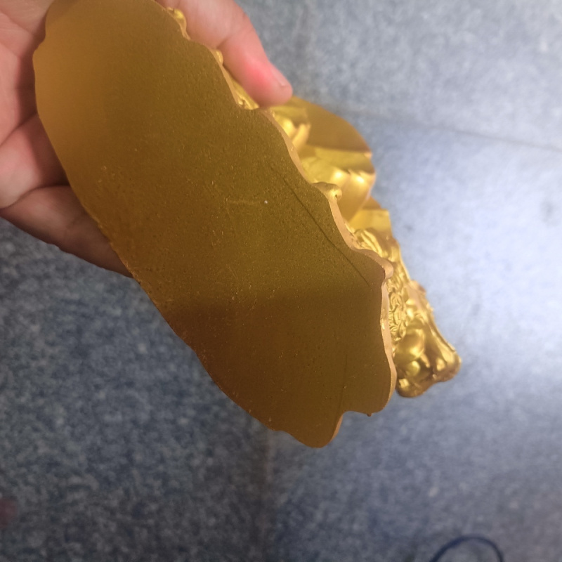 Ornamento de barco de dragão de vela suave dourada tesouro, em condições perfeitas, decoração de presente para abertura de sala de estudo e sala de estar。