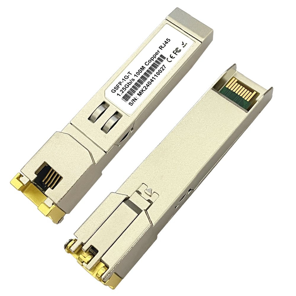 Гигабитный SFP к RJ45 1Gb модуль приемопередатчика 1000BASE-T 100m RJ45 медь для Mikrotik,Ubiquiti,TP-Link,Zyxel... волоконное оборудование