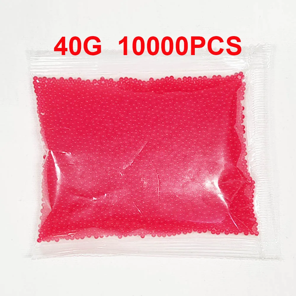 7-8mm 10000PCS เจลลูกกระสุนเติมลูกปัดน้ําปลูกสายรุ้งสี Splatrball สําหรับเจล Blasters ปืนของเล่น