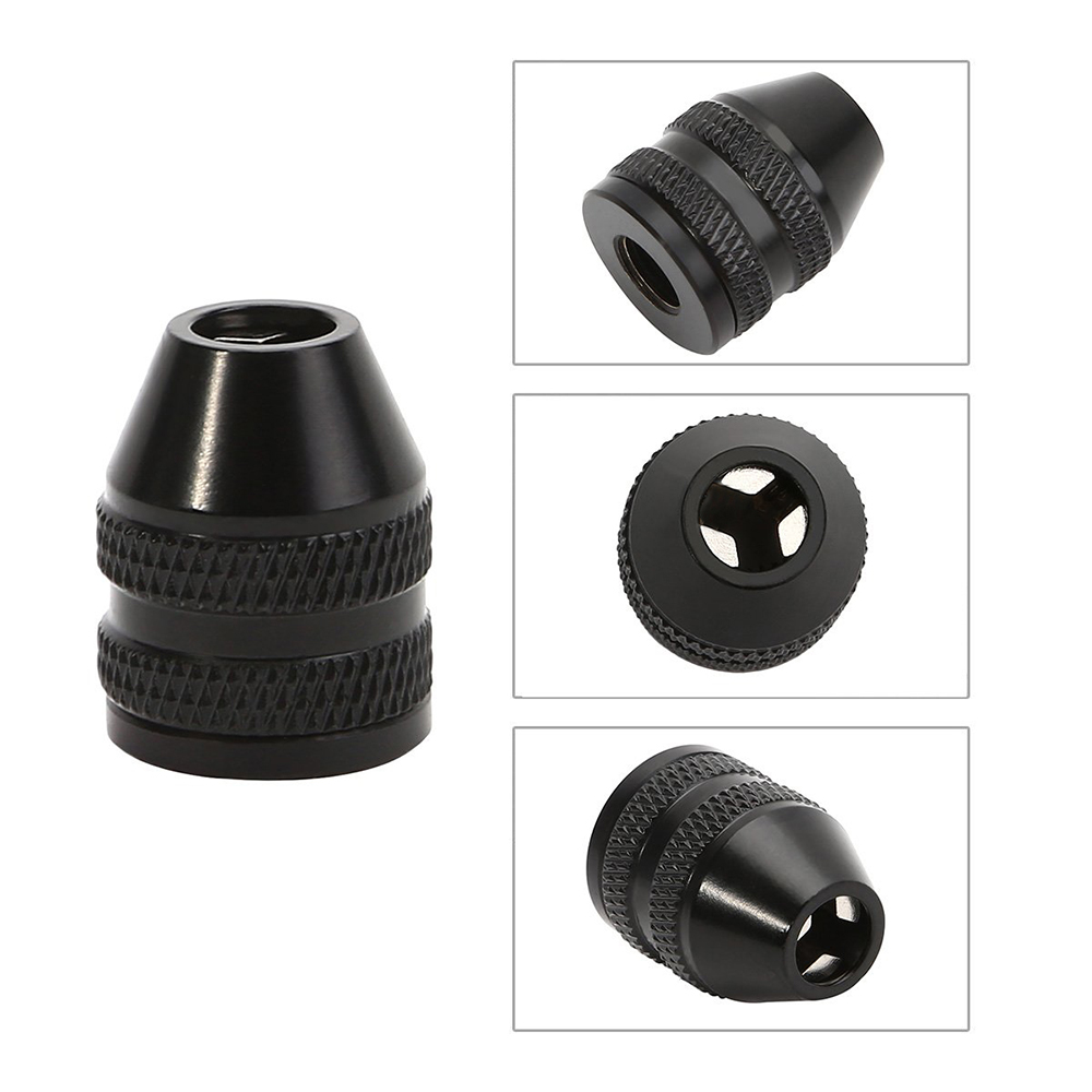 Keyless Drill Chuck Screwdriver Impact Driver Adaptor 1/4 '' Hex Shank Drill Bit Tool Quick Change Convertor Adapter