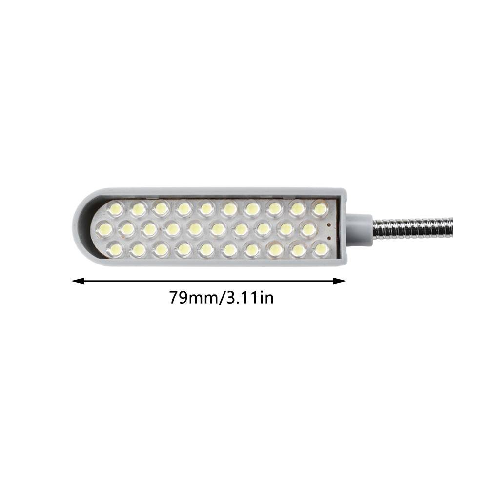 LED30 LED bead sewing machine lighting work light, strong magnetic base, long hose can easily change the lighting position
