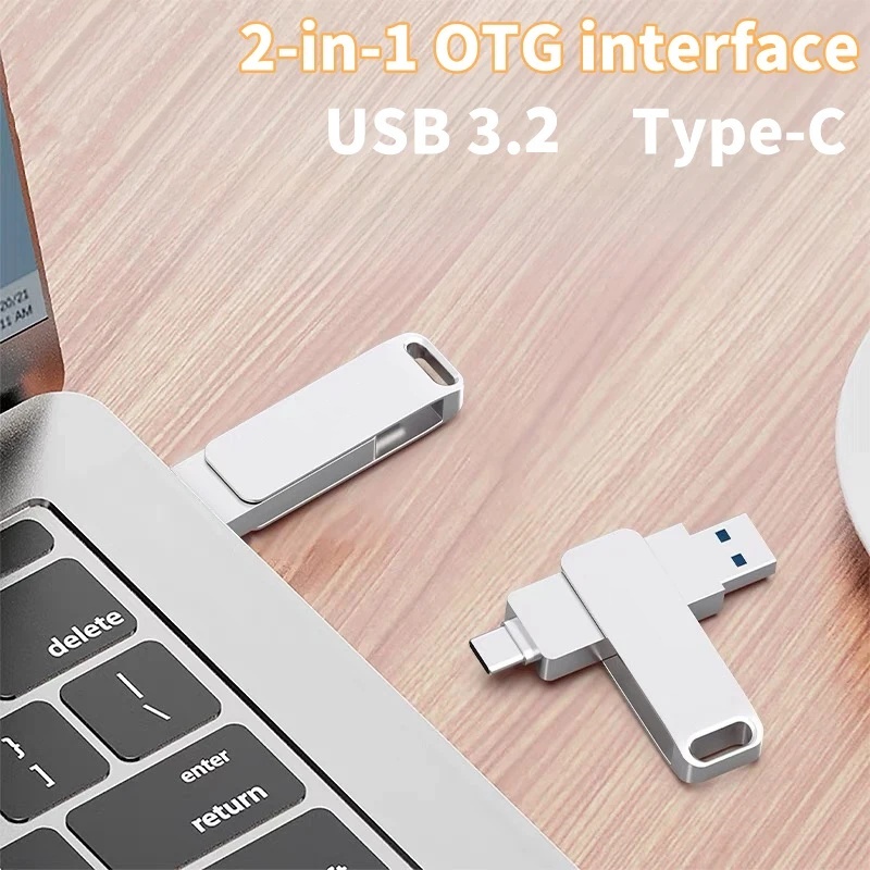 16TB Flash Drive Usb 3.2 Super High Speed Metal Transfer U Disk Pen Drive Waterproof Type C Disk SSD USB Drive Disk