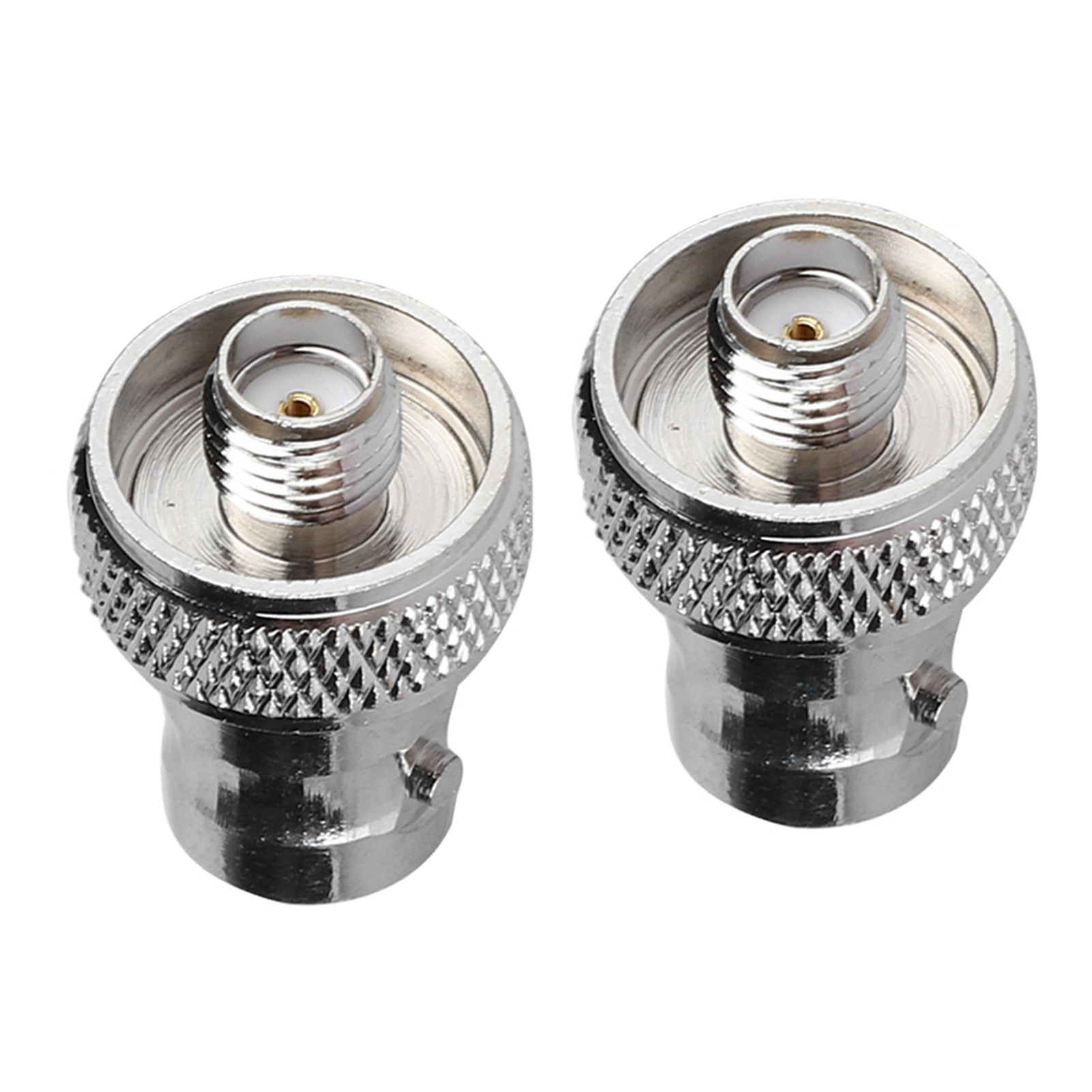 2 piezas SMA hembra a BNC hembra convertir conector adaptador