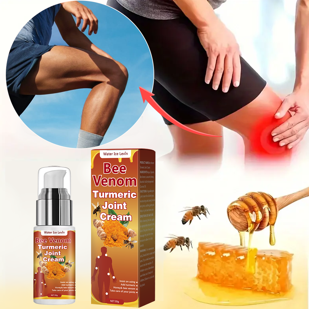Crema para las articulaciones venomcúrmicas de abeja, hidratante calmante hipoalergénica con miel Natural, glicerina para todo tipo de piel