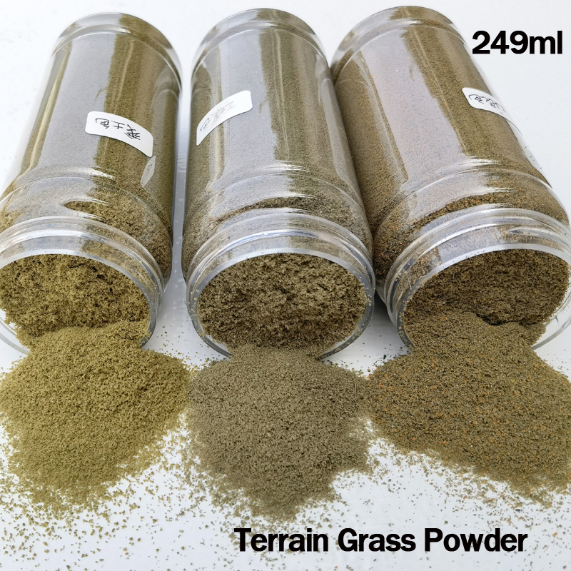 250ml Simulation Fine Turf Sponge Material Terrain Grass Powder For Military Sandtable Building Railway Model Scene Layout
