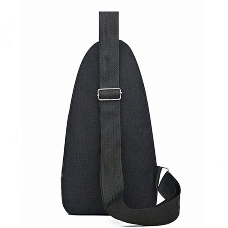 Bolsa de peito de grande capacidade com vários bolsos, elegante e versátil, pode ser usada diagonal ou em um ombro