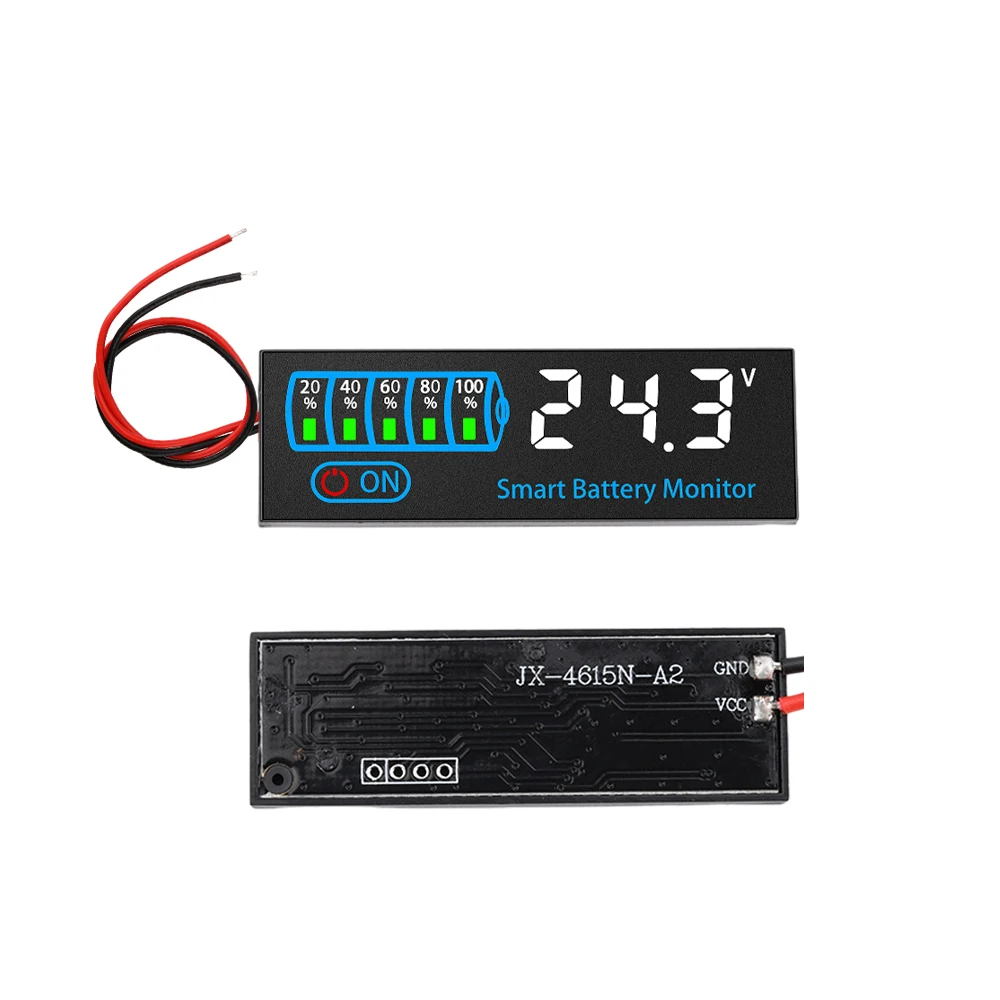 4615N LED Battery Indicator Voltage Power Charge Indicator Acid/Lithium Universal Battery Charge Indicator Board DC 7-55V