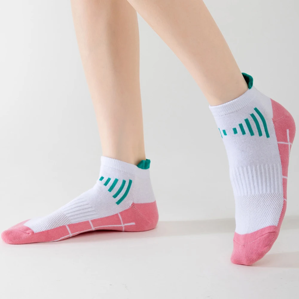 5 pares de calcetines deportivos para mujer, calcetines atléticos para ciclismo, calcetines transpirables para baloncesto al aire libre, calcetines para correr para hombres y hombres, calcetines tobilleros