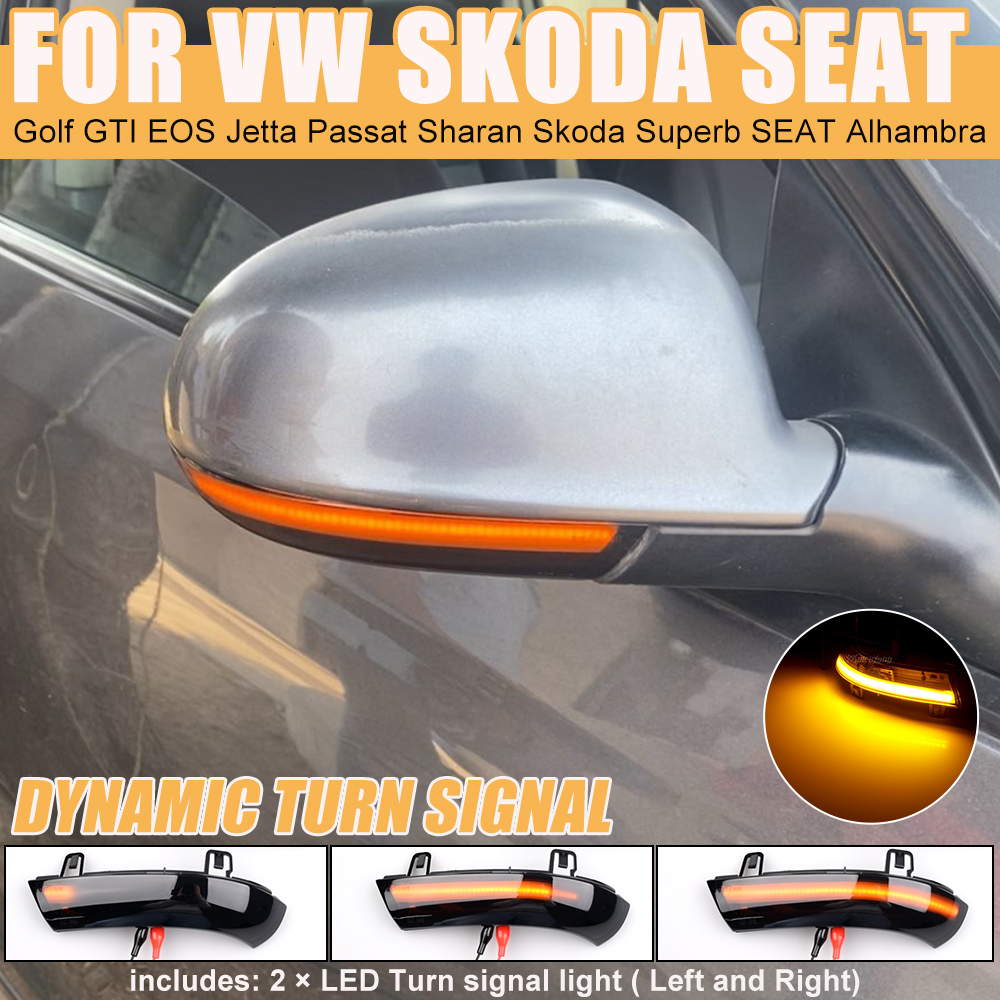 Dynamiczny kierunkowskaz LED do Volkswagena GOLF 5 GTI plus MK5 Jetta Passat B6 B5.5 Variant EOS Sharan do VW arrow light
