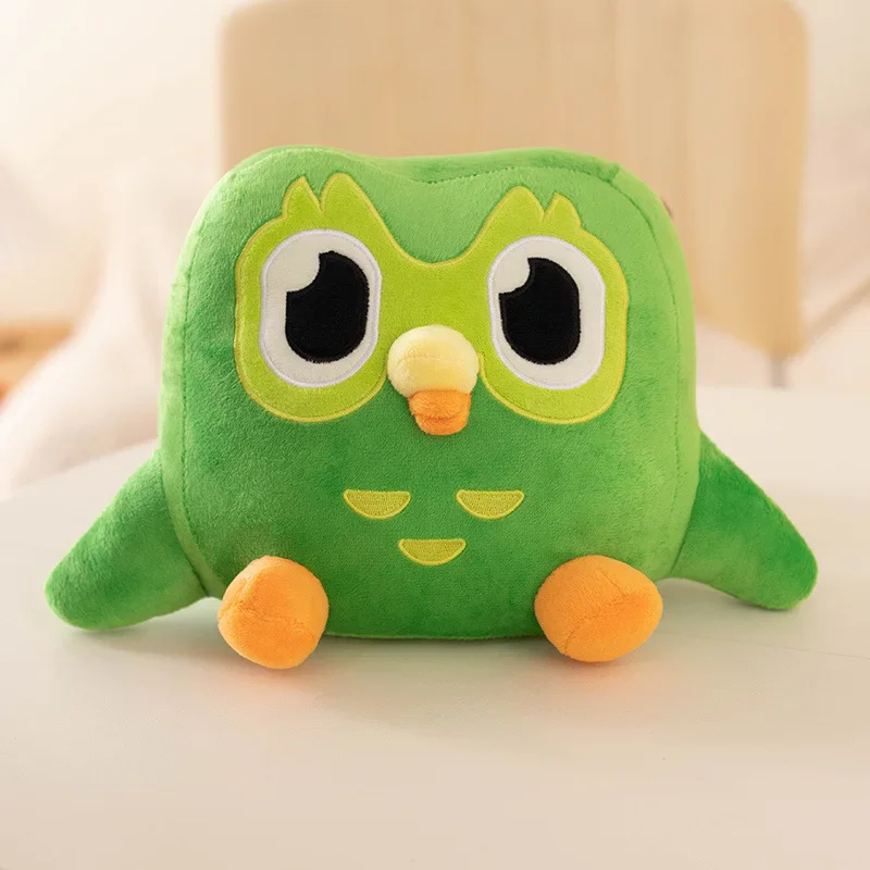 สีเขียวนกฮูกตุ๊กตาของเล่นตุ๊กตานุ่มตุ๊กตานกฮูกอ้วน Plushie น่ารักการ์ตูนสัตว์ตุ๊กตาหมอนตกแต่งห้องของขวัญของเล่นสําหรับเด็กผู้ใหญ่