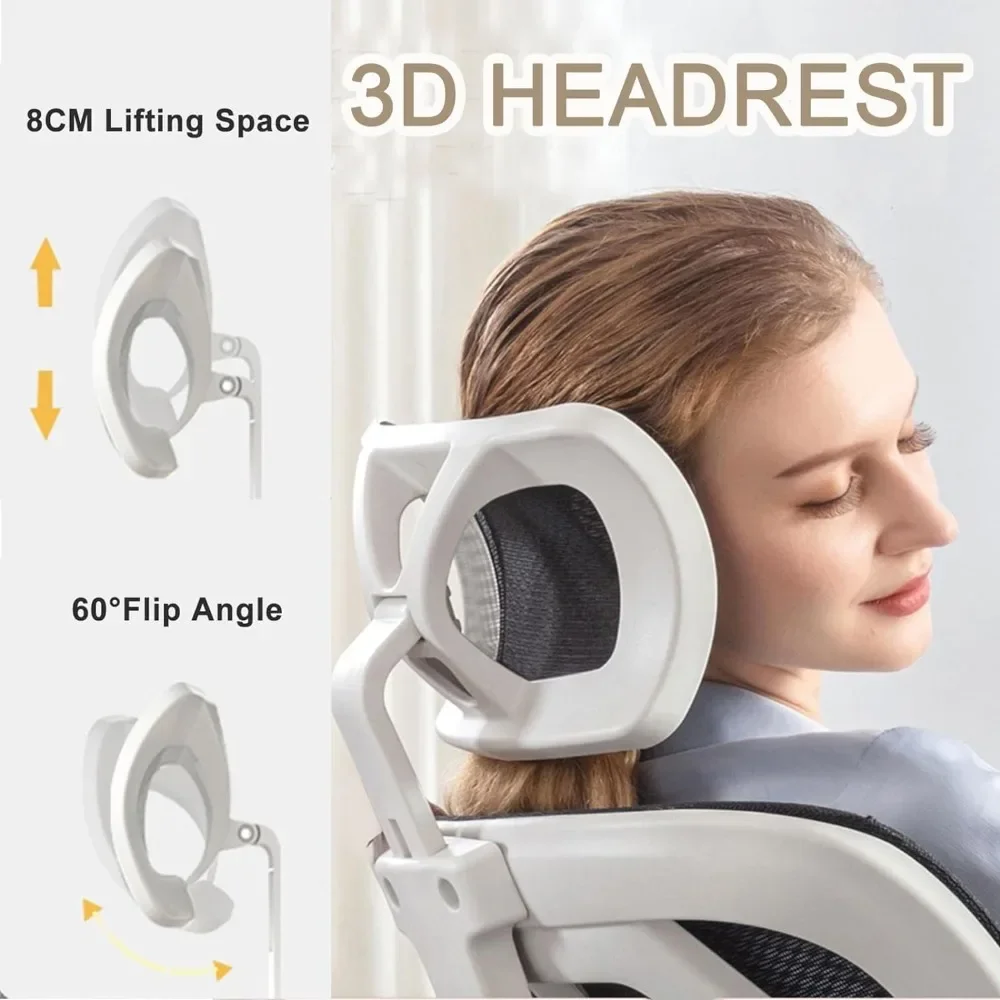 Gamer Chair Home Office Chair High Back Ergonomic Office Chair With Lumbar Support Adjustable Headrest Gaming Computer Backrest