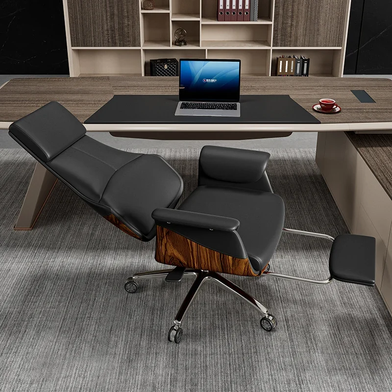 Silla de jefe cómoda para el hogar y la Oficina, sillón reclinable con función de siesta para sentarse durante mucho tiempo, uso en computadora