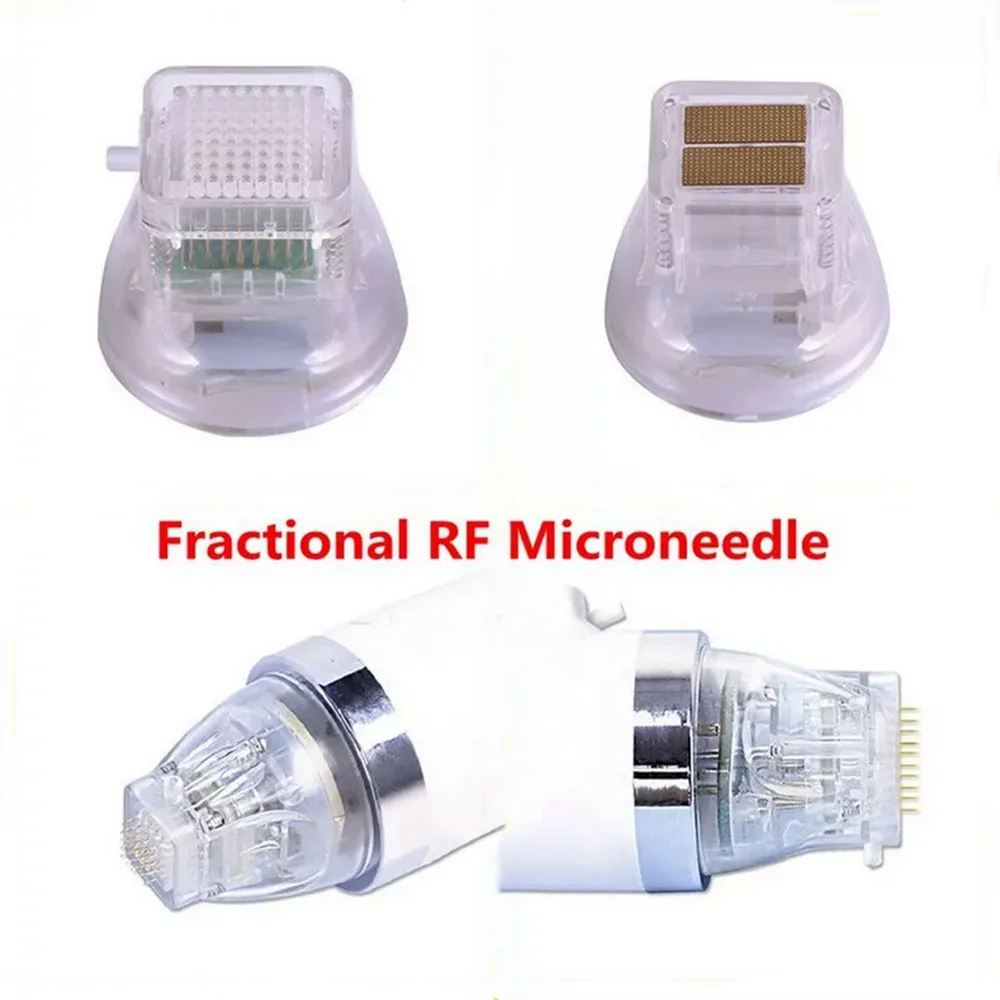 Less Pain Non-Insulated Micro Cartridge 10Pins 25Pins 64Pins Nano Tips For Micro Fractional RF Radio Frequency Machine