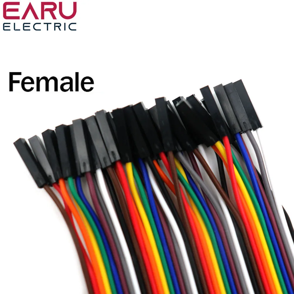 Cable de 10/40 pines línea Dupont 10cm 20cm 30cm macho a macho hembra a hembra macho a hembra puente Cable Dupont para PCB KIT de bricolaje