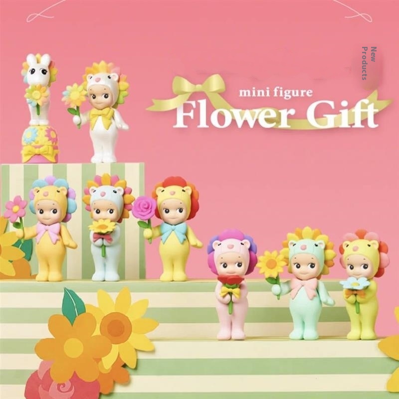 ソニーエンジェルキャンディーハウスシリーズ子供用ブラインドボックス、フラワーシリーズ、女の子の置物、トレンディなおもちゃ、車の装飾、ギフト、ホット