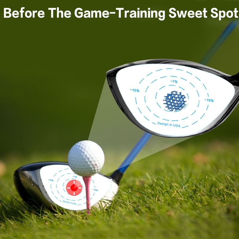 200 Cái/Cuộn Golf Va Đập Dán Miếng Dán Quá Khổ Gỗ Nhãn Lăn Bóng Đánh Đầu Ghi Hình Cho Nam Nữ Thực Hành