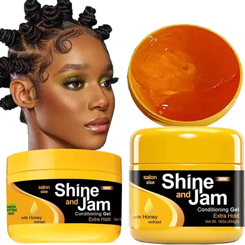 Brilho e geléia borda controle gel cera de cabelo dreadlocks gel trançado cabelo hidratante estilo