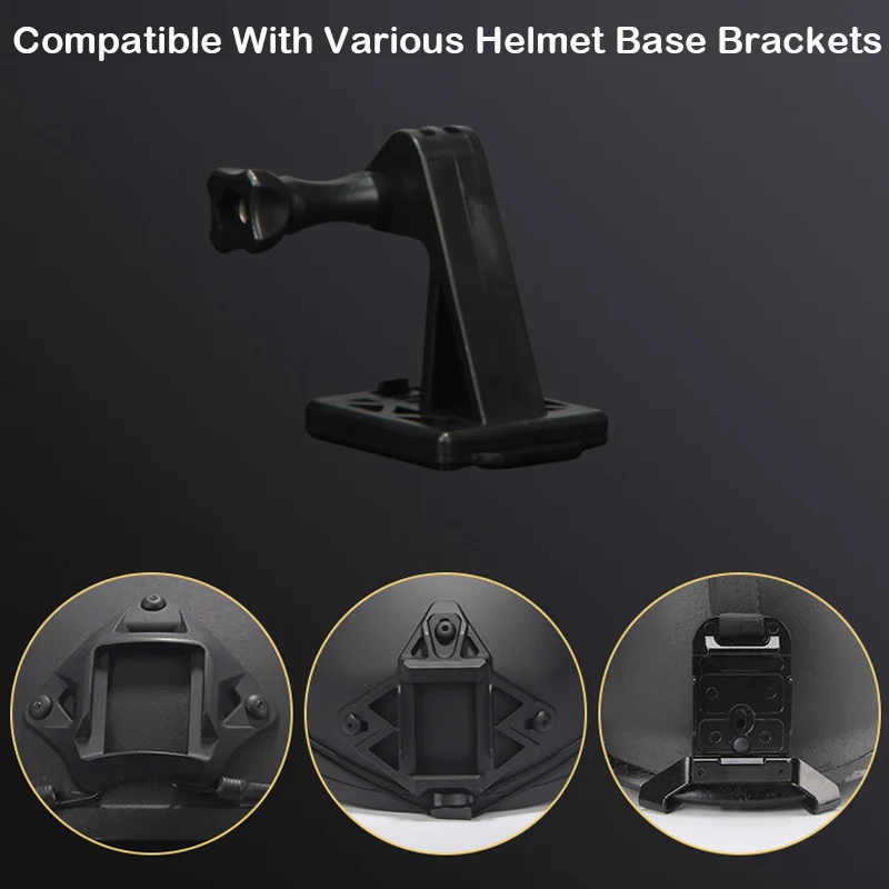 Tactical Helmet Adapter Stand Front Action Camera Fixed Install Mount for Gopro Hero Airsoft Helmet Accessories