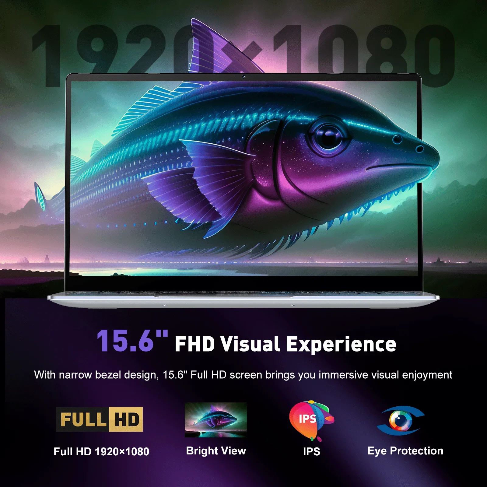 HOT 15.6" Laptop Intel Core i7 8650U 32GB 2TB 1920*1080 HD Windows 11 Gaming Computer PC Gamer office Ultra Slim Notebook