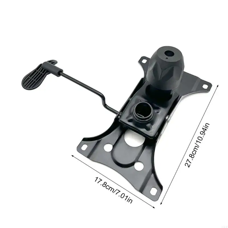 Reinforced Rotation Chair Base Bottom Plate with Rust Resistant Coating for Office & Home Use Increased Weight Capacity