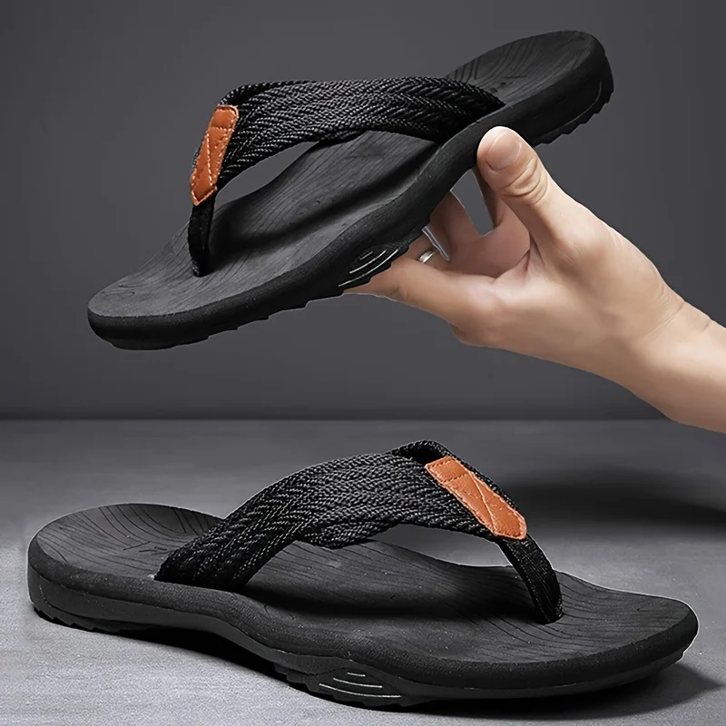 Herren Flip Flop Casual Sandalen Flip Flops für Männer Flache Schuhe Slip On Herren Flip Flops Sommer