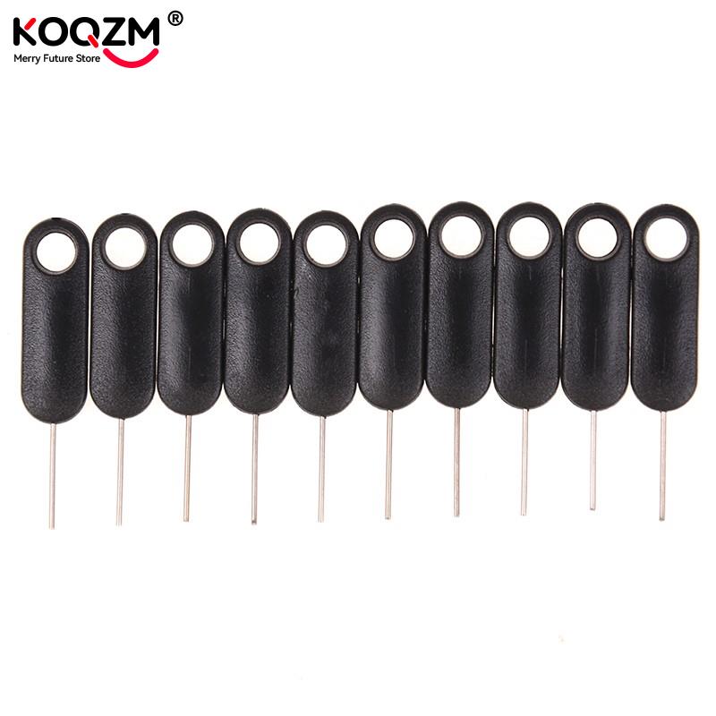 Abridor de agulha ejetor universal de cartão sim, abridor de agulha para telefone 7 6s 6 plus 5 para huawei e xaomi com 10 peças