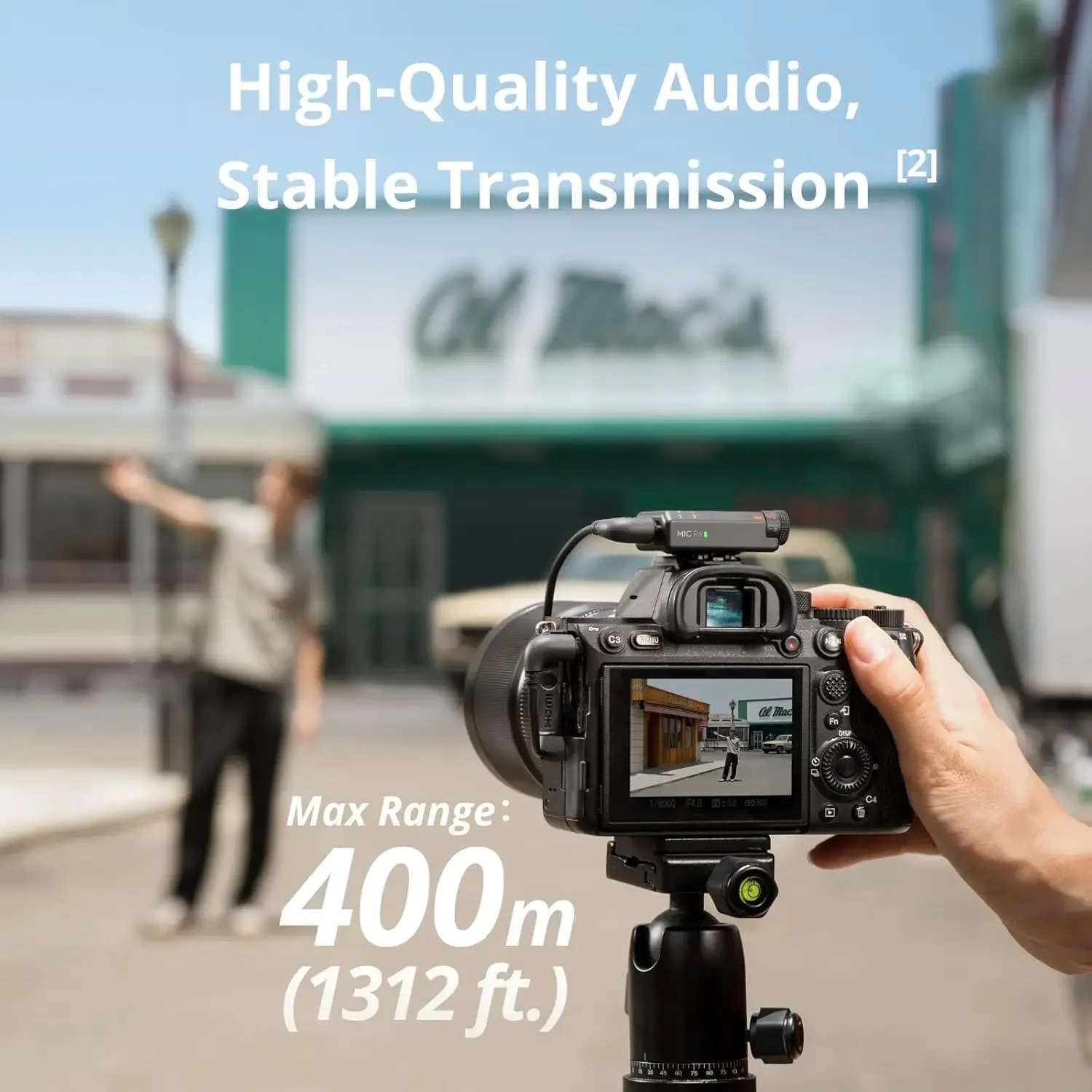 DJI Mic Mini (1 TX + 1 RX) Беспроводной микрофон Сверхлегкий аудиофонический микрофон с шумоподавлением и автоматическим ограничением DJI Mini