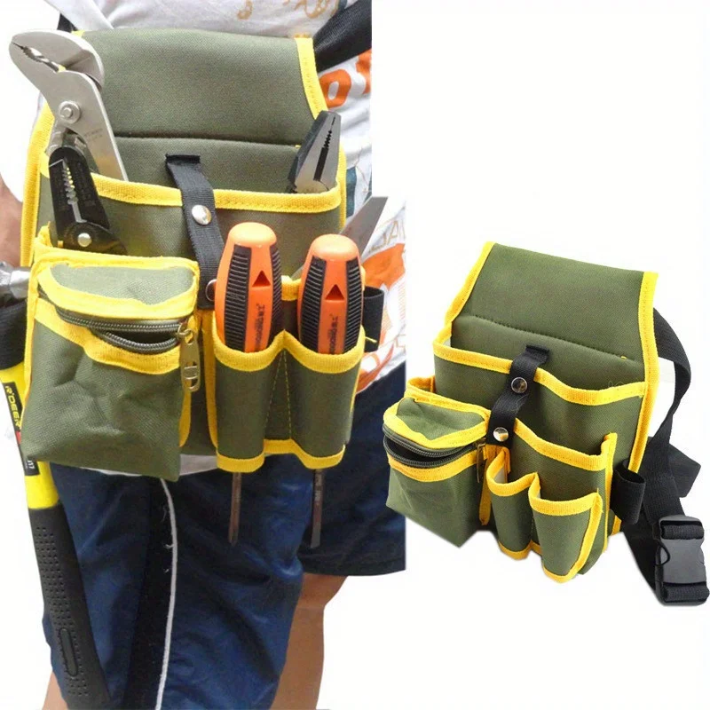 Multifunctionele gereedschapsopbergtas Etui Riem Elektricien Toolkit Boor Heuptas Moersleutel Schroevendraaier Hardware Gereedschapstassen Organizer
