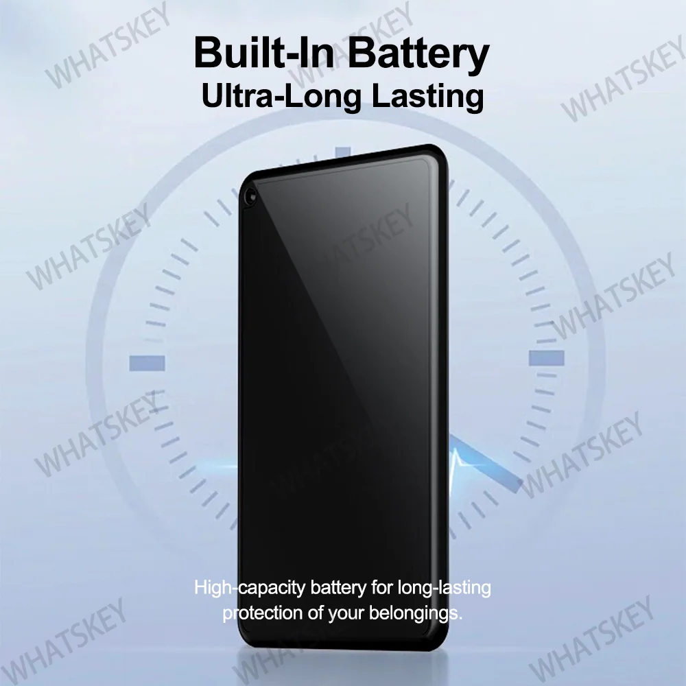 Acrylmaterial, glatte Spiegeloberfläche, tragbare Geldbörse, Anti-Verlust-Karte, globale Positionierung, GPS, Itag für iOS, iPhone, Find My Device