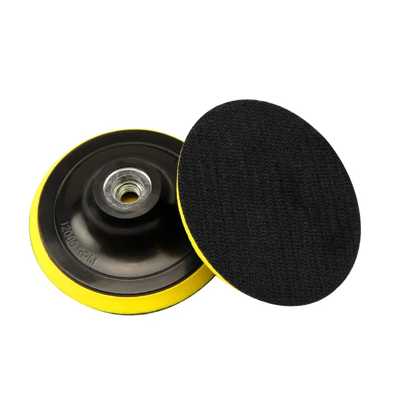 Tampon de support pour polisseuse de voiture, disque de papier, auto-adhésif, machine à polir, outil de ponceuse d'angle, 1 pièce