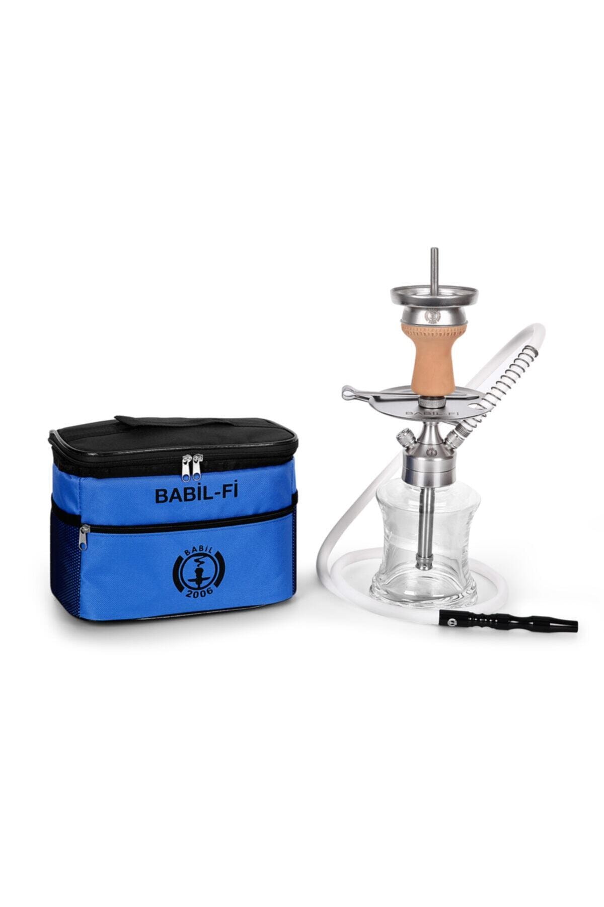 Babilonia Fi Hookah Kit, Tas dan Portabel Seluruh Set Bersama-sama Hookah Kualitas Bahan Arang Aroma Botol Mangkuk Kafe