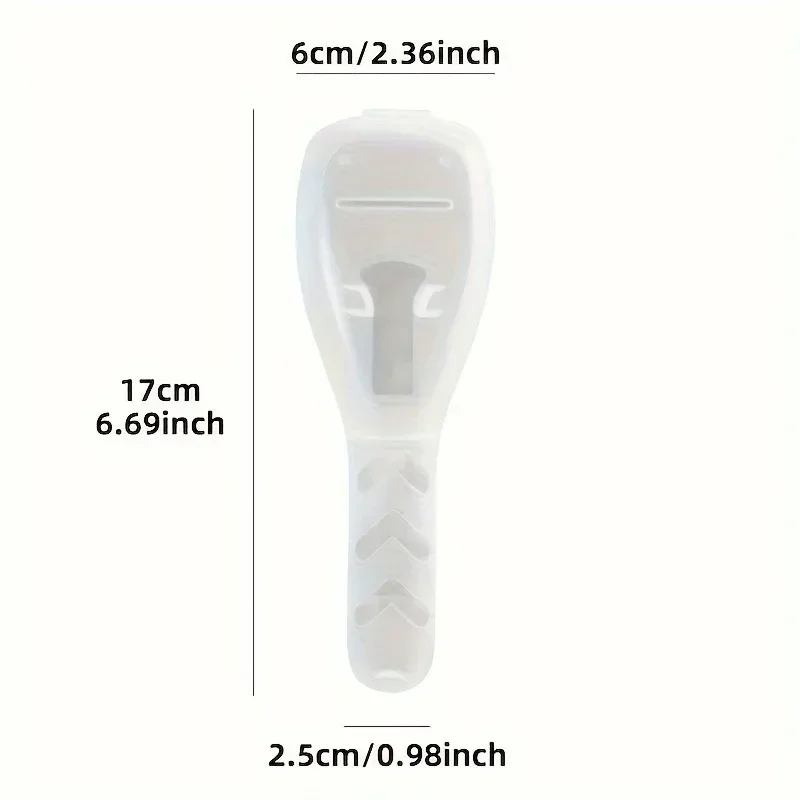 1pc Portable Plastic Travel Razor Case, Business Trip Portable Razor Container, Storage Shaving Box (Not Include Shaver)