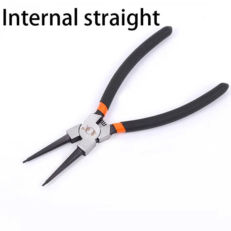 1pc 7 inch Snap Ring Pliers Internal/External Circlip install uninstall Tool Snap Rings Puller Hand Circlip Plier