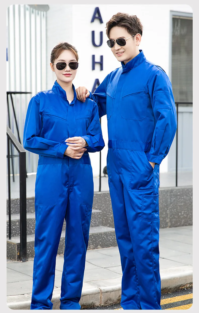 Reflektierende Streifen Sichere Arbeits Kleidung Männer Frauen Uniformen Durable Auto Reparatur Fabrik Werkstatt Mechaniker Miner Arbeiter Overalls 4XL
