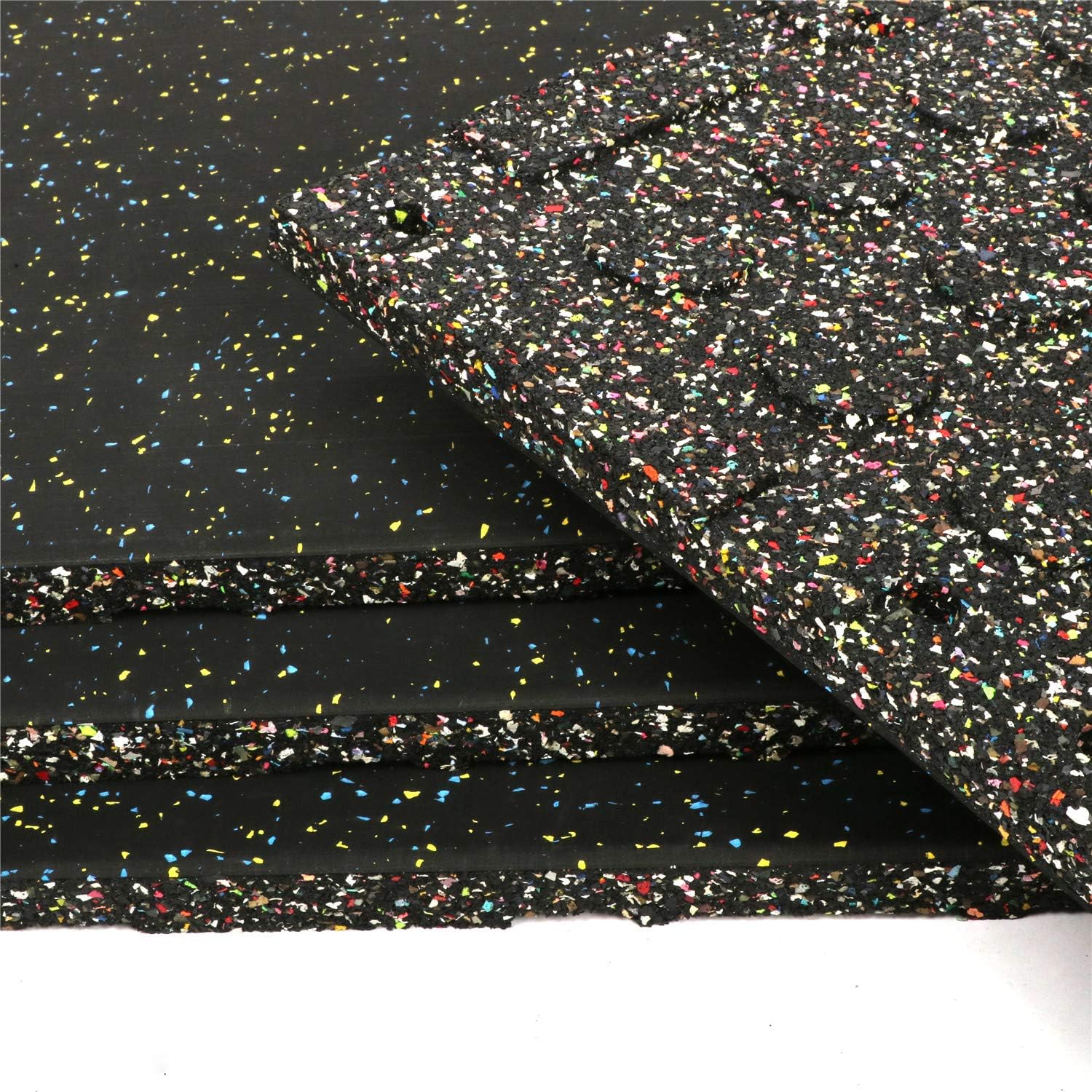 ジム用ラバーフロアマット,フィットネス,工場カスタマイズ,商業,15mm