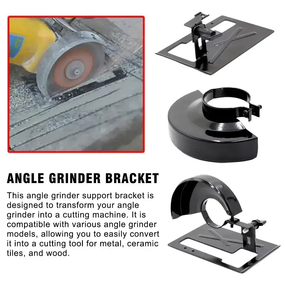 Universal Angle Grinder Bracket DIY Stand Holder Support Cutting Machine Base Woodworking Table Protective Stand