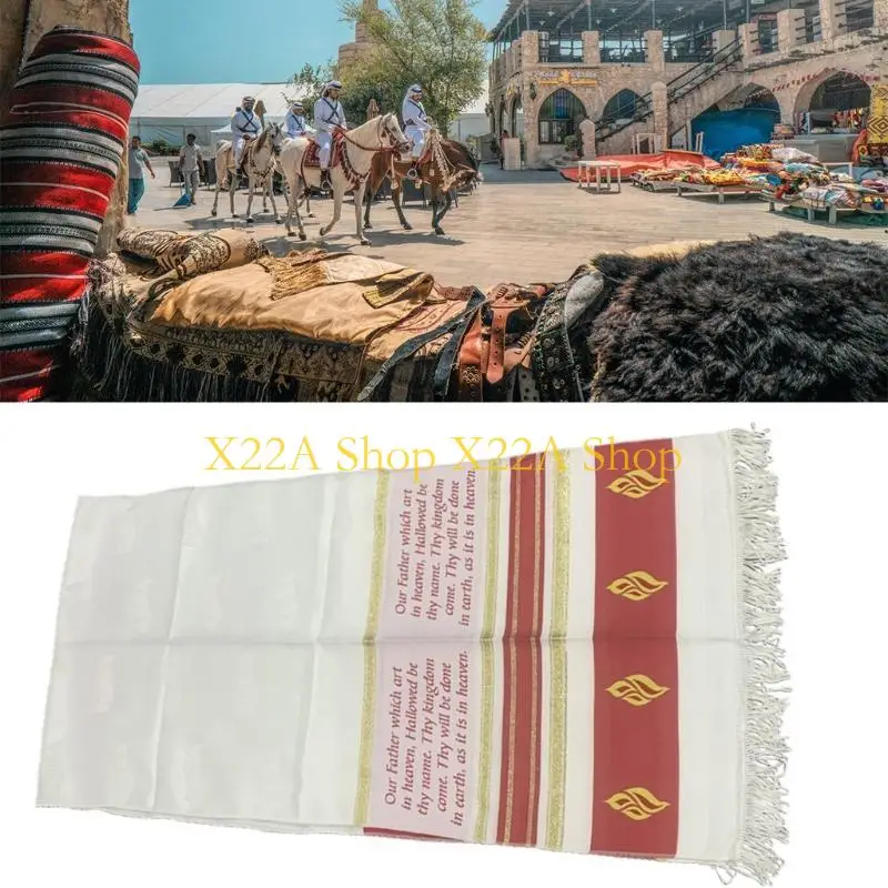 Khăn choàng cầu nguyện Tallit độc đáo của Messianic của Bethlehem Quà tặng Holyland Chợ Mens Messianic Shawl