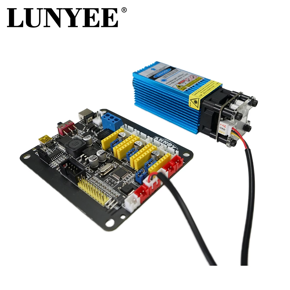 500MW 405NM 12V/24V Xanh Tím Than Laser Module Có Thể Điều Chỉnh Tiêu Cự Đầu Laser Với TTL Điều Khiển PWM với Kính Cho Laser Khắc