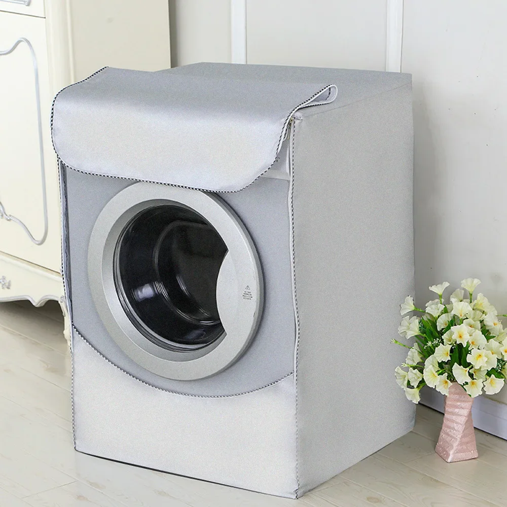 Washing Hine Cover Home Storage Dustproof Sunscreen Front Load Laundry Dryer Covers  Washing Machine Waterproof Case