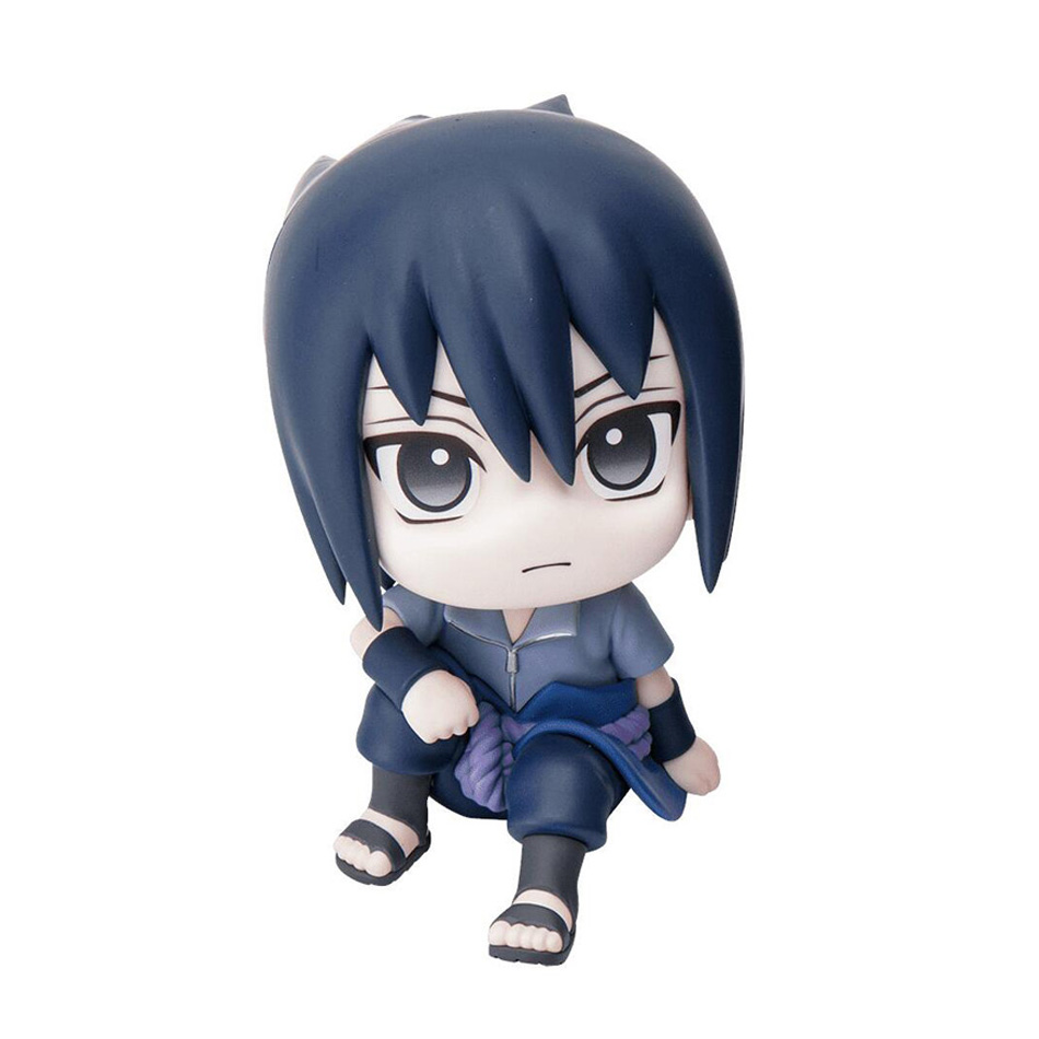 9cm Naru อะนิเมะรูป Uzumaki Naruto Kakashi Uchiha Sasuke Itachi Kute และ ys Q Figures Acchion ตุ๊กตาโหมด l