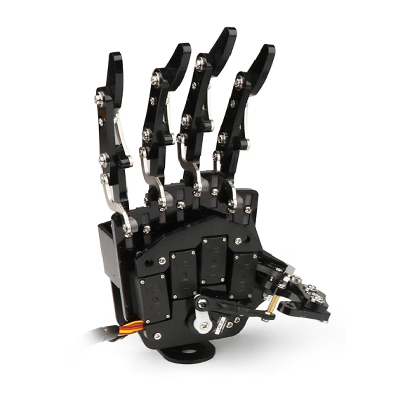 5 Dof Bionic Mini Humanoid Machine Left and Right Hand DFD-01 Servo Hand Mechanical Robot Finger For Arduino ESP32 Robot DIY Kit