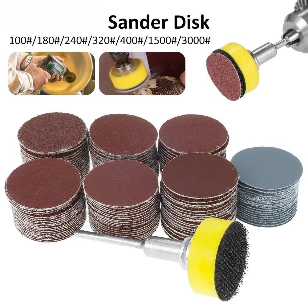 1Inch Sanding Discs Pads Set 100-3000 Grit Abrasive Polishing Pad Kit For Rotary Tool Sandpapers Accessories Dropshipping