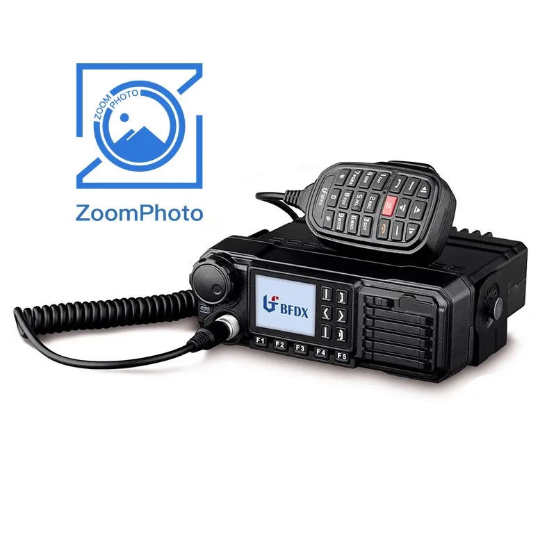 BFDX BF-TM8250 50W VHF UHF Transceiver 160-Channel DMR Mobile Radio for Road Trips