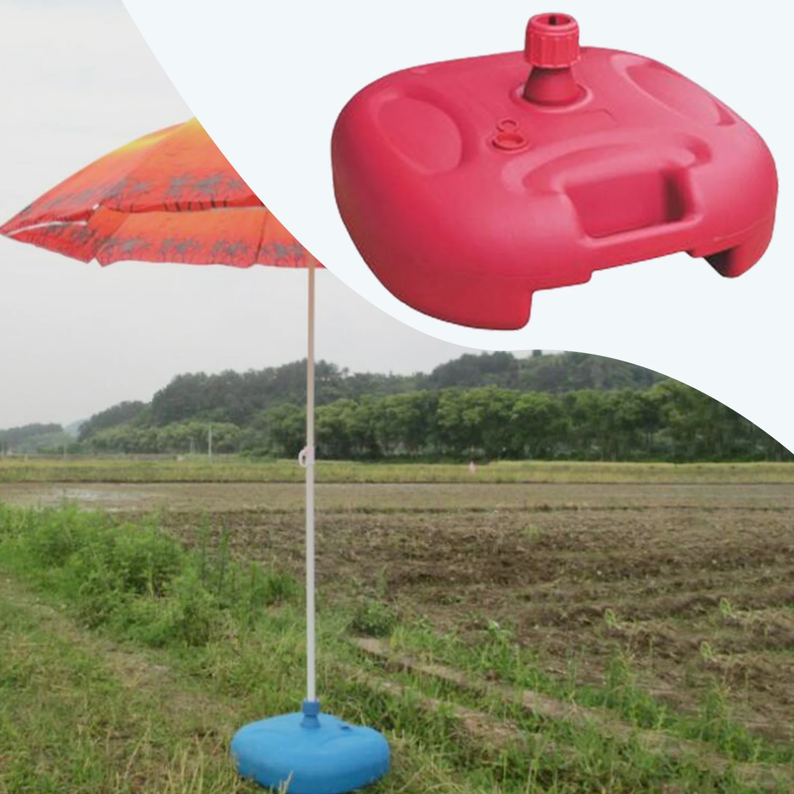 Supporto per ombrellone per Patio resistente tende riempite d'acqua riparo per il sole supporto per palo per ombrellone per Base per ombrellone da pesca all'aperto da cortile