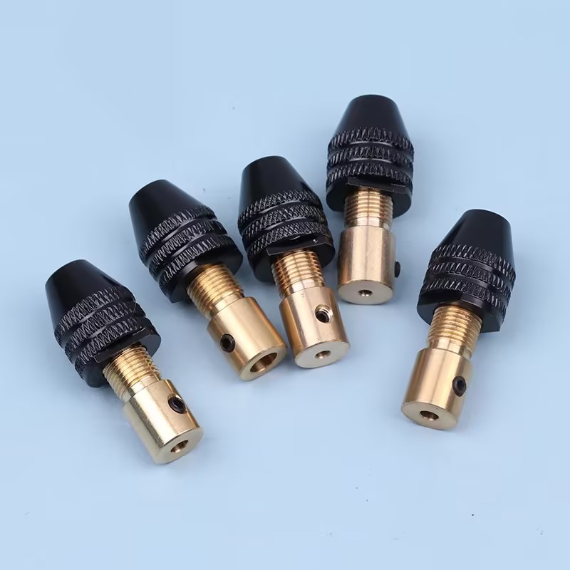 Broca electrónica pequeña Universal de 2mm-5mm, Mini juego de herramientas de portabrocas, abrazadera de fijación, Micro portabrocas eléctrico multifunción