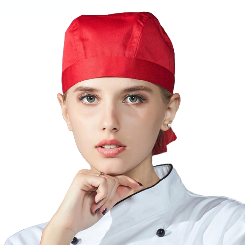 Cappello da pirata da cuoco da cucina Cappello da pirata per catering dell'hotel Cappellino da lavoro traspirante regolabile per cameriere da forno Cappellino da cucina per ristorante barbecue