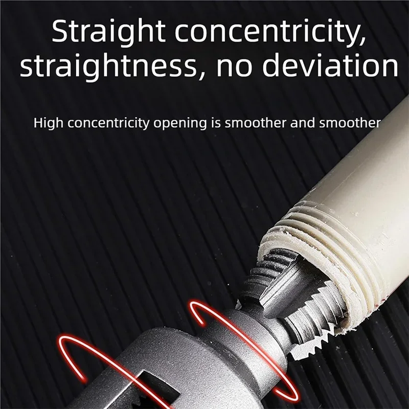 Dual Function Pipe tracking Thread Cutting Tool Universal Wire Tool Integrated Internal External Pipe Threading Home Maintenance